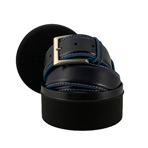 Cintura Marcapunto Blu<br/>Bordo&Cucitura Cielo